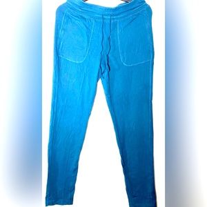 PJ All Day Sweatpants Original Style Peacock Blue Drawstring Unisex
